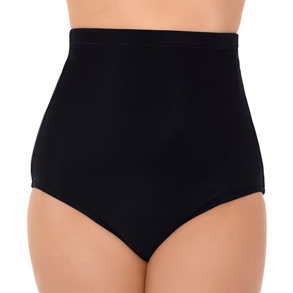 Swim Solutions Ultra High Waist Swim bottoms black - 8 - Picture 1 of 11